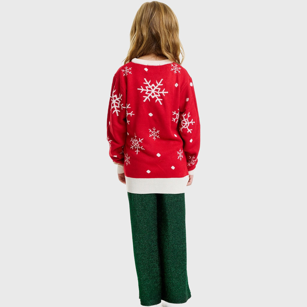 Cute reindeer christmas sweater - child.